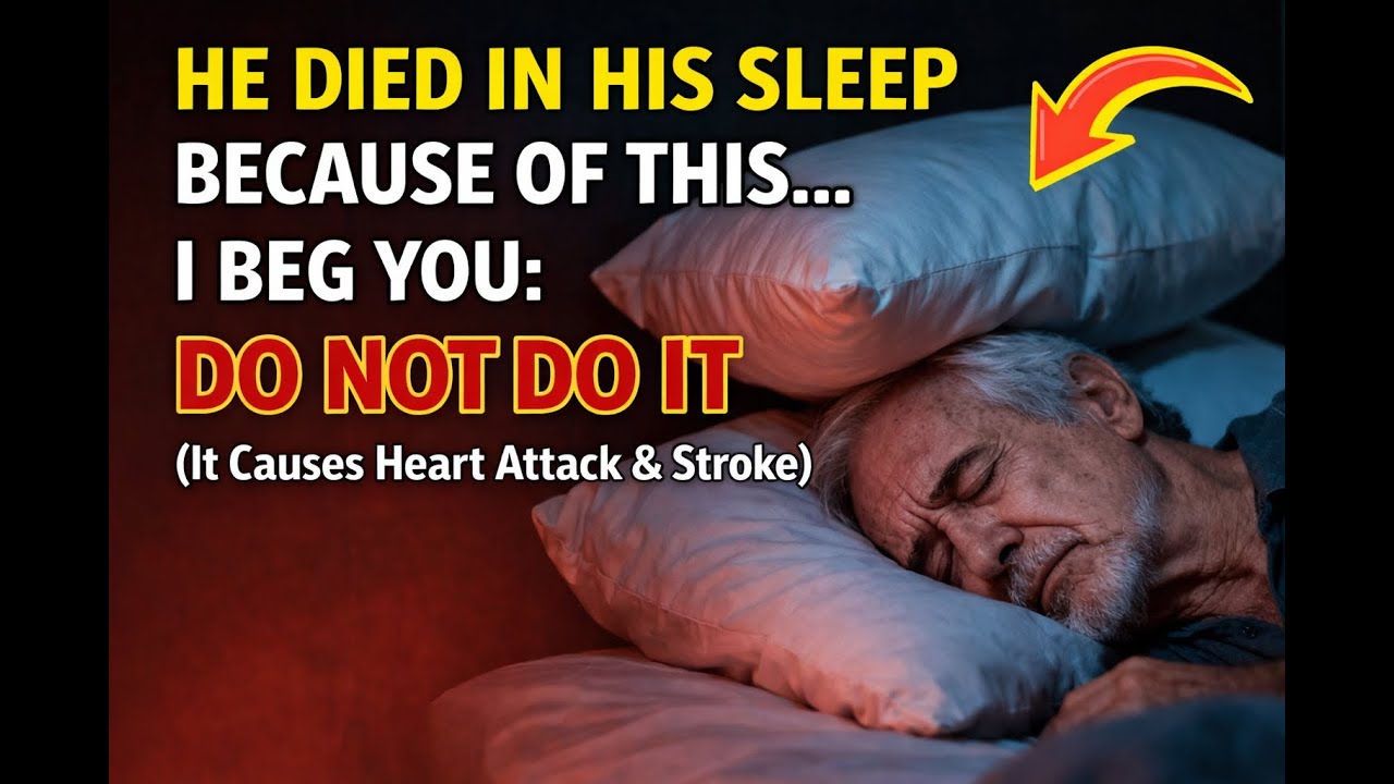 He Died in His Sleep Because of This… I Beg You DO NOT DO IT (It Causes Heart Attack & Stroke