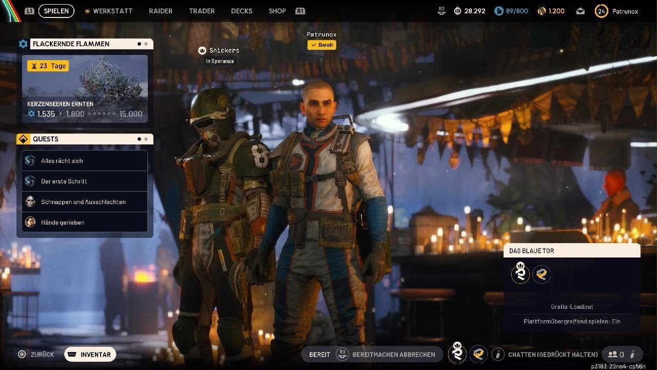 ARC Raiders Duos mit Snickers