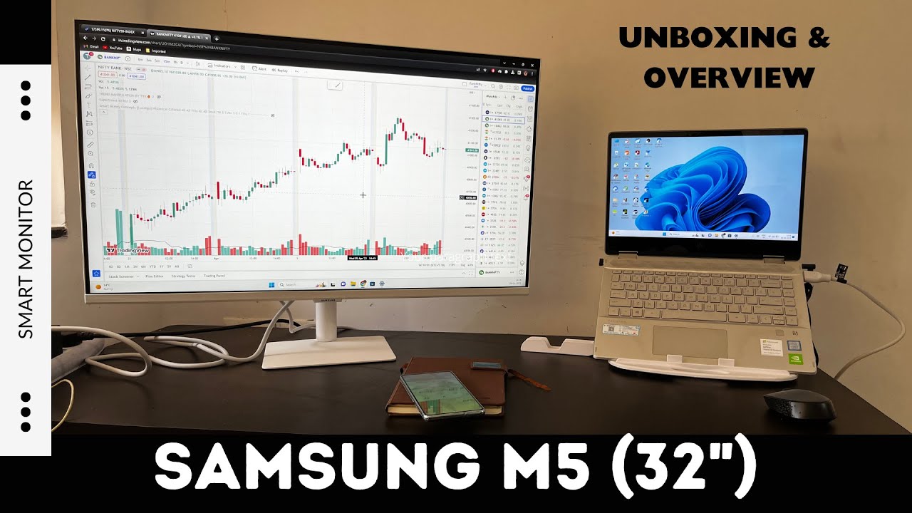 Samsung Smart Monitor M5: Unboxing and Overview! #desksetup #setuptour #samsung