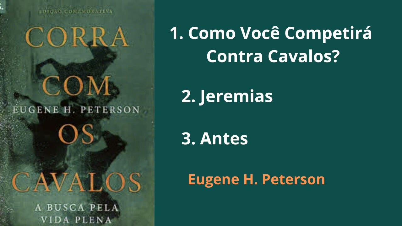 Corra com os Cavalos - Capítulos do 1 ao 3 