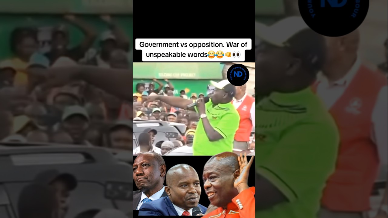 War of words between government and opposition