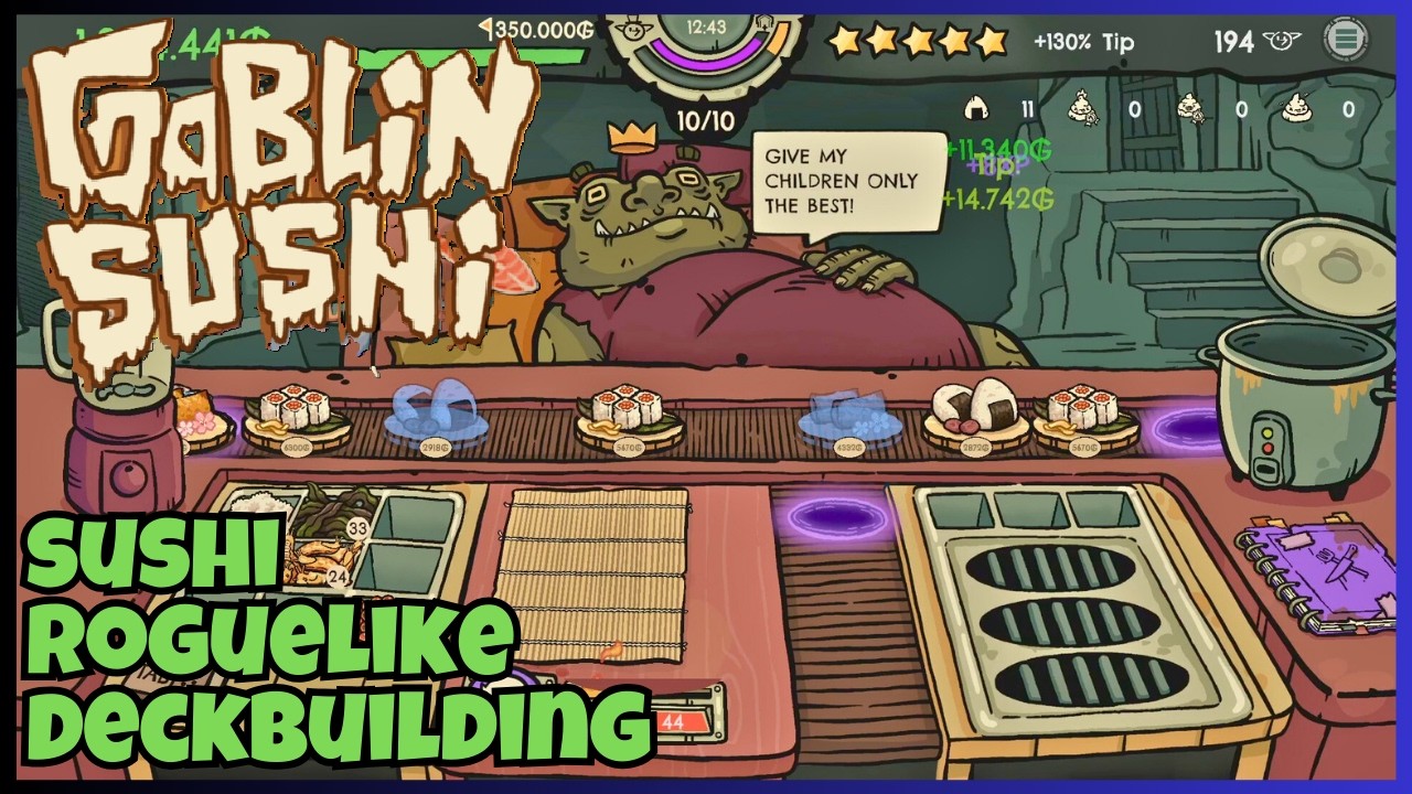 Let's Play GOBLIN SUSHI | Only the Best Sushi for the Goblin King