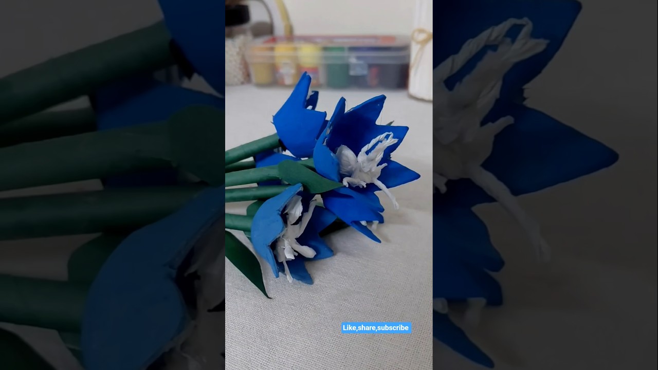 HOW TO CONVERT EGG COVER INTO BEAUTIFUL FLOWER # FLOWER KAISE BANAYE 