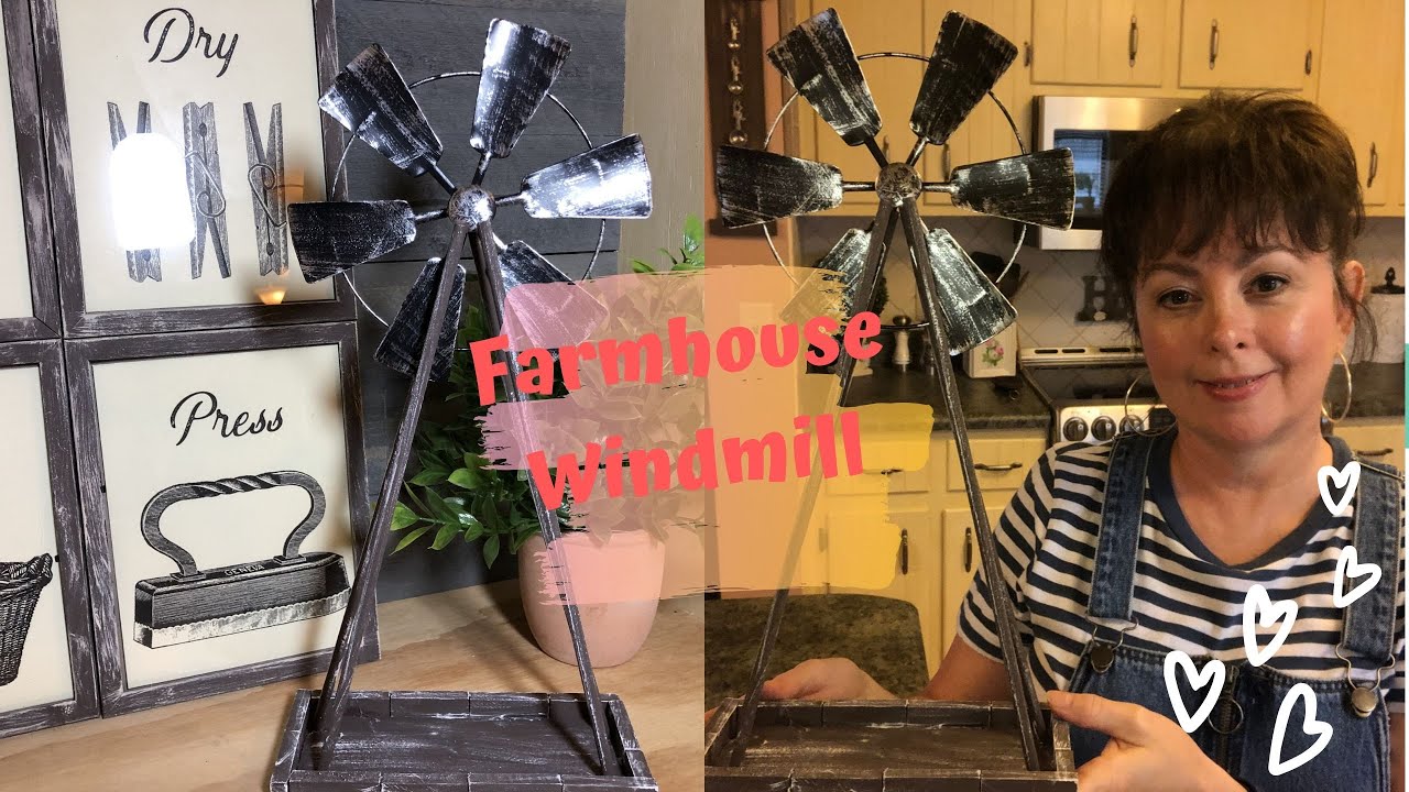 Dollar Tree Diy Farmhouse Windmill | High End Looking Dollar Tree Farmhouse Diy