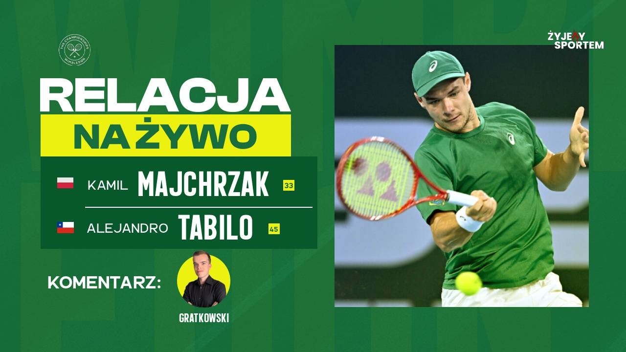 KAMIL MAJCHRZAK vs ALEJANDRO TABILO | WIMBLEDON 2026 - ATP TOUR | NA ŻYWO
