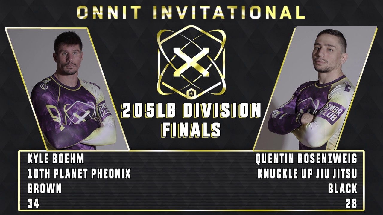Onnit Invitational X Match 23 Kyle Boehm vs Quentin Rosenzweig