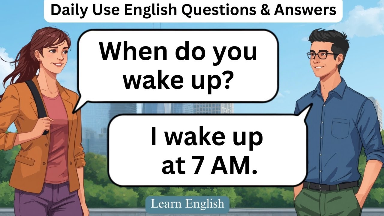 ✅ 2000 Real-Life English Questions & Answers | Improve English Conversation | Learn English