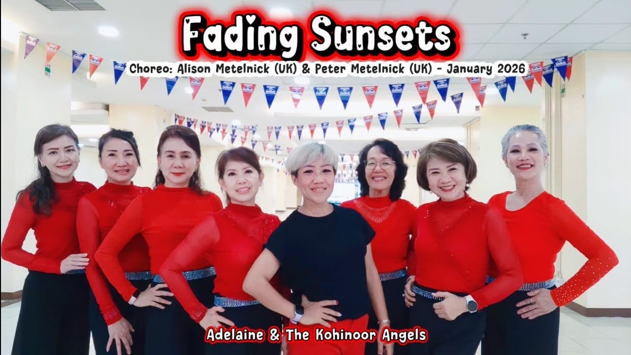 Fading Sunsets - Line Dance - Choreo:Alison Metelnick (UK) & Peter Metelnick (UK) - January 2026