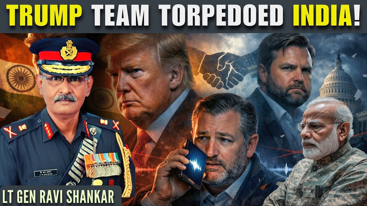 Leaked Audio: Cruz Says Trump, Vance Sabotaged Secret India Trade Deal • Gen R Shankar, Sree Iyer
