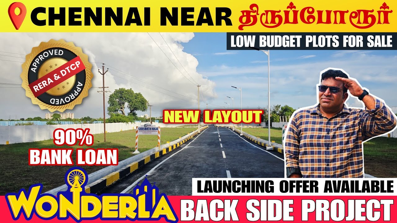 Plots & Villas For Sale in Chennai - Thiruporur !Wonderla Near