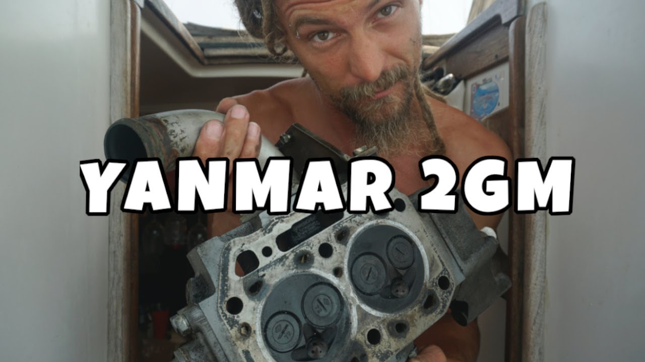Ремонт двигателя Yanmar 2GM: снятие головки блока цилиндров и обнаружение серьёзной трещины (част...