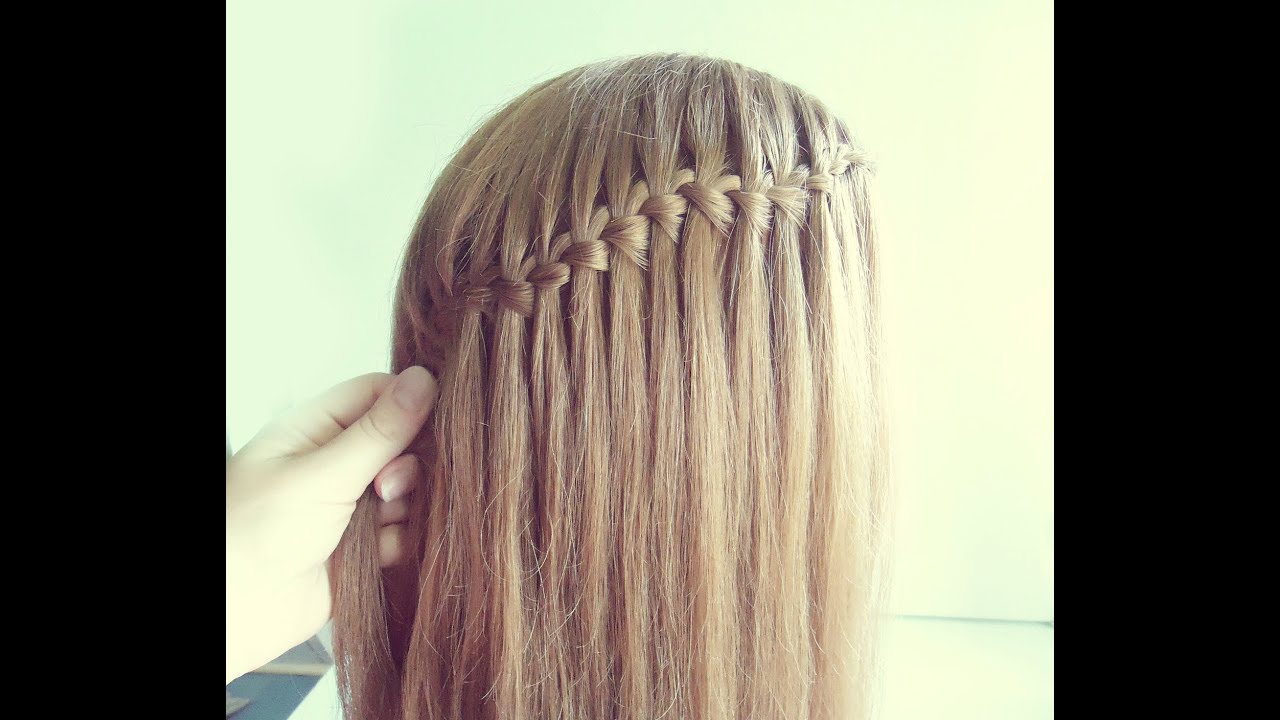 Waterfall braid- warkocz wodospad krok po kroku