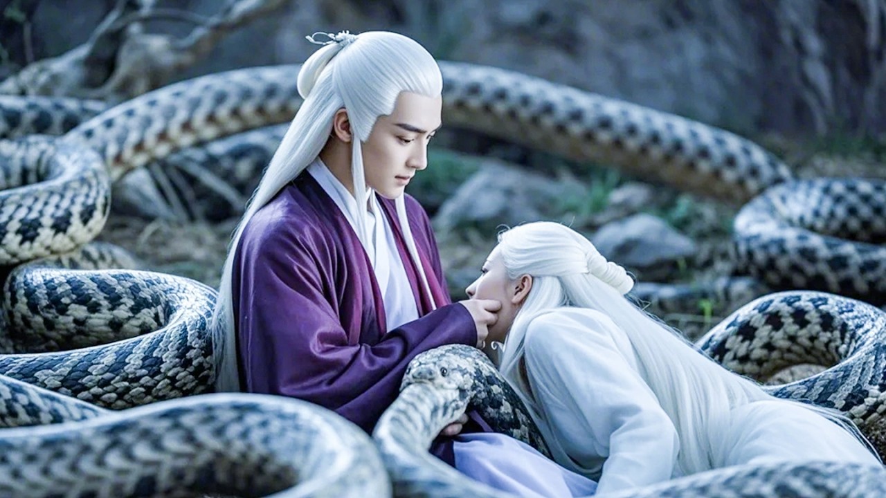 🦊小白被巨蛇圍攻，危急關頭，帝君不顧危險救她！ #三生三世枕上书#迪丽热巴#高伟光#高甜电视剧 #中国电视剧