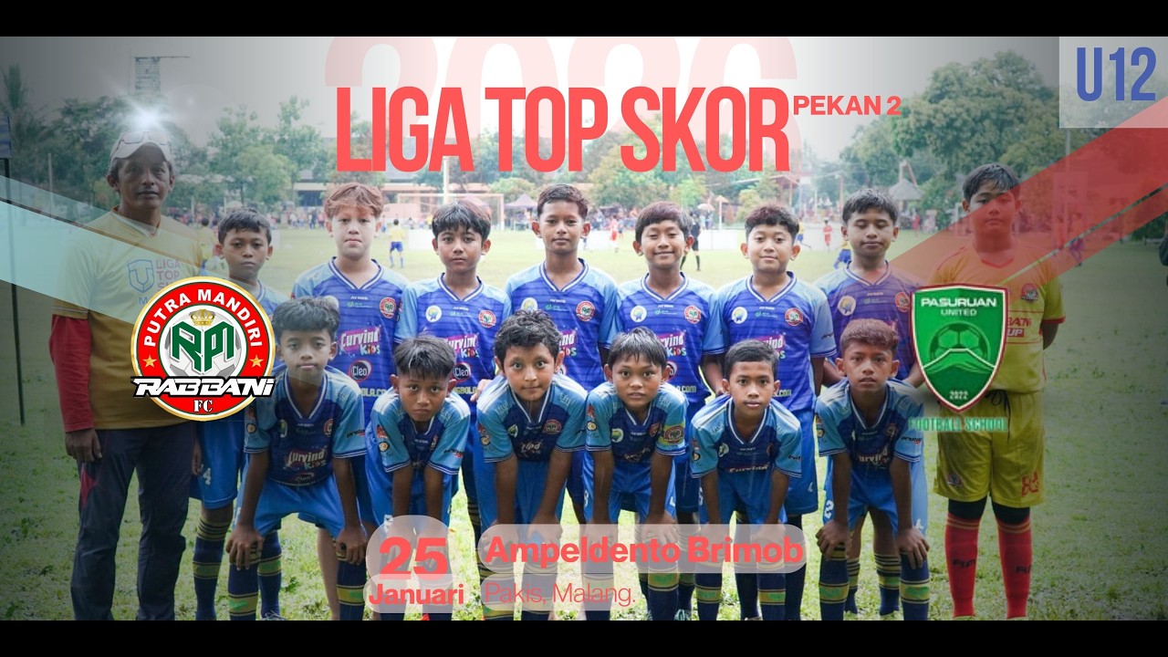 Liga Top Skor 2026 U-12 (Malang) Pekan 2 : RABBANI FC VS PASURUAN UNI | 25 Januari 2026