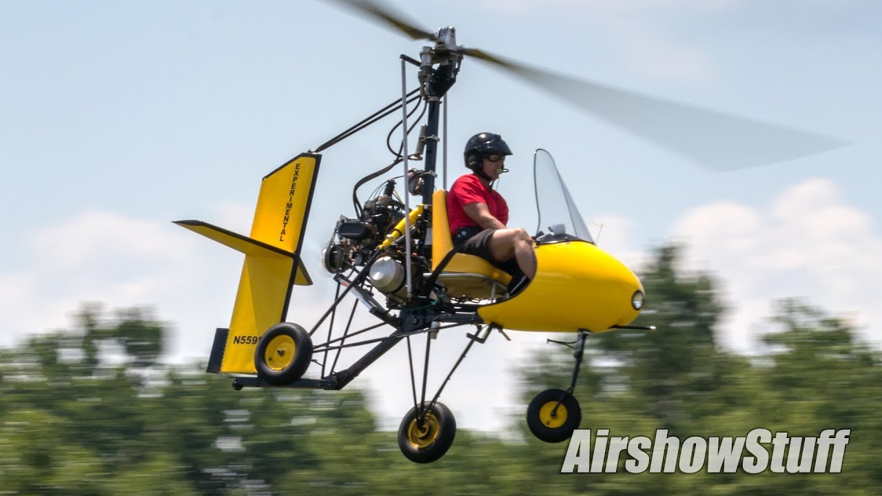 Ultralight Field - Helicopters and Autogyros (Tuesday Part 1) - EAA AirVenture Oshkosh 2018