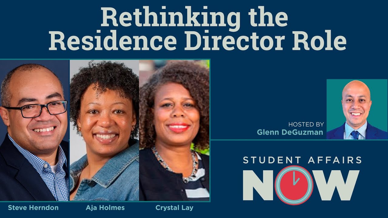 Rethinking the Residence Director Role