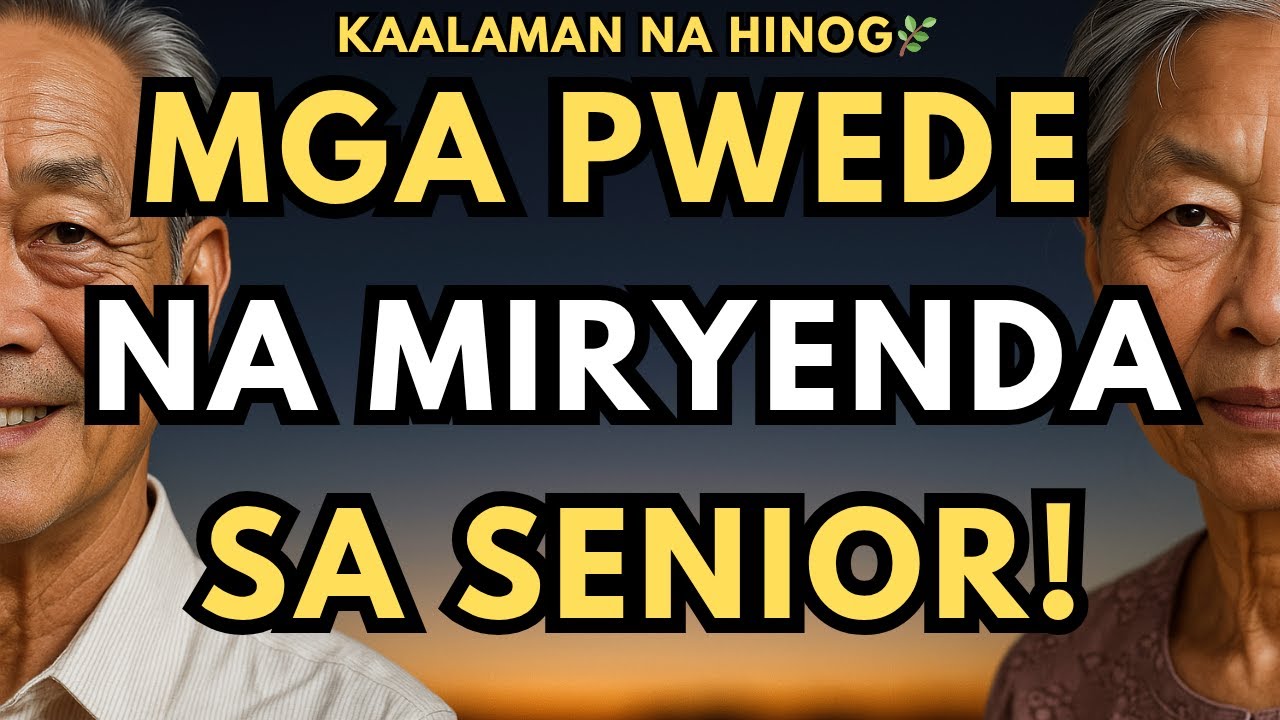 7 Miryenda na Pwede sa Kalusugan ng Seniors!