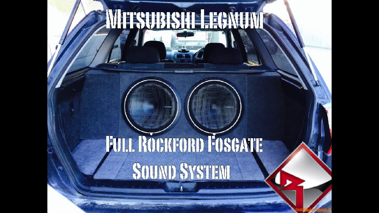 Mitsubishi Legnum Full Rockford Fosgate Sound System  - 2 P3-15s!