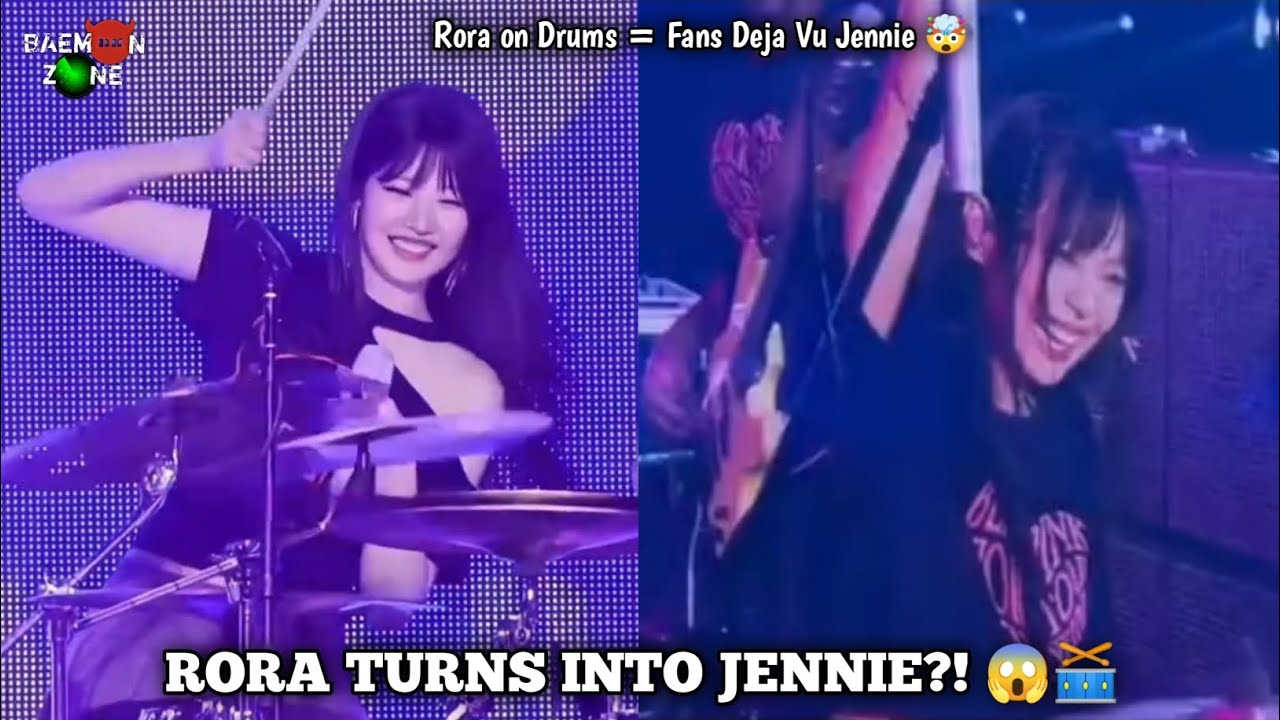 BABYMONSTER Rora Playing Drums Reminds Fans of Jennie BLACKPINK