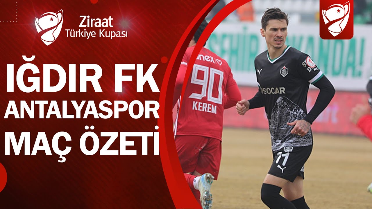 Iğdır FK 6-0 Antalyaspor | MAÇ ÖZETİ Ziraat Türkiye Kupası B Grubu 3. Hafta Maçı