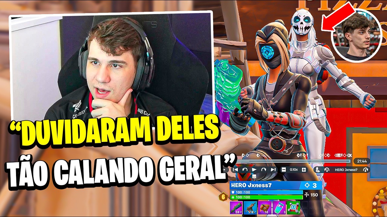 PULGA ANALISA Jxness e TheFeloz DESTRUINDO na Cash Cup Duo!🔥