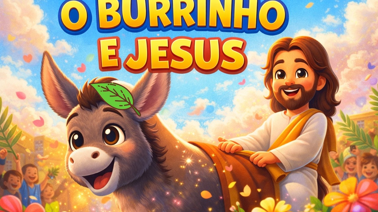 Louvor Gospel Infantil O Burrinho e Jesus.