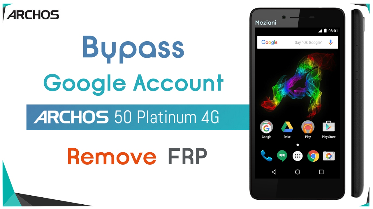 Bypass Google Account ARCHOS 50 Platinum Remove FRP