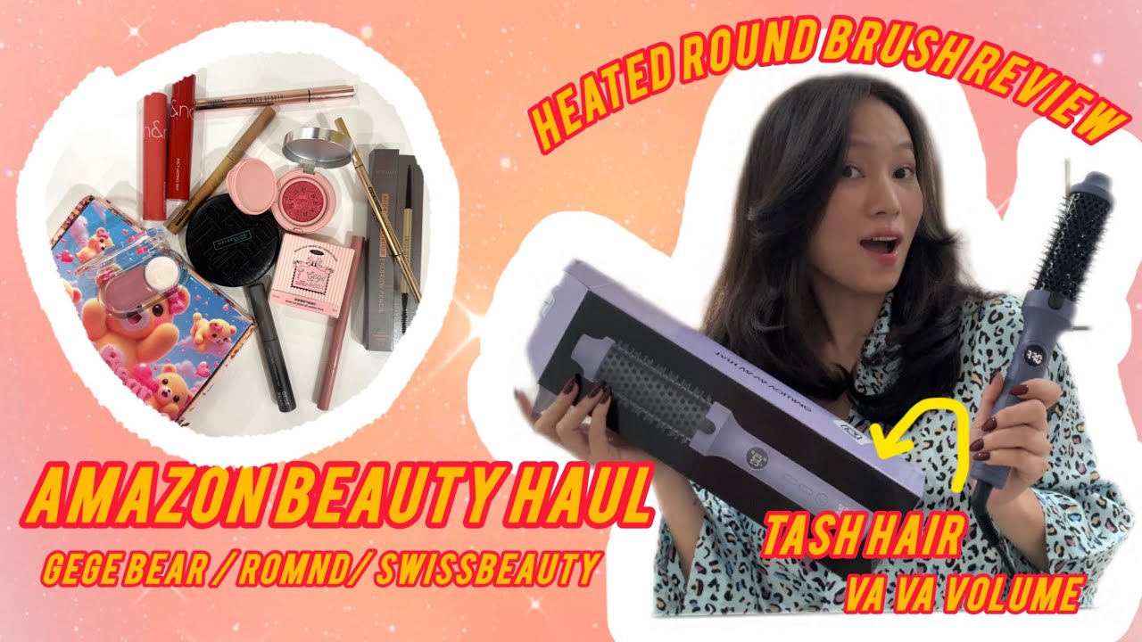 Is the Tash Hair Heated Round Brush Worth It? |Amazon Beauty Haul January 💄| Border2 movie review 🎬