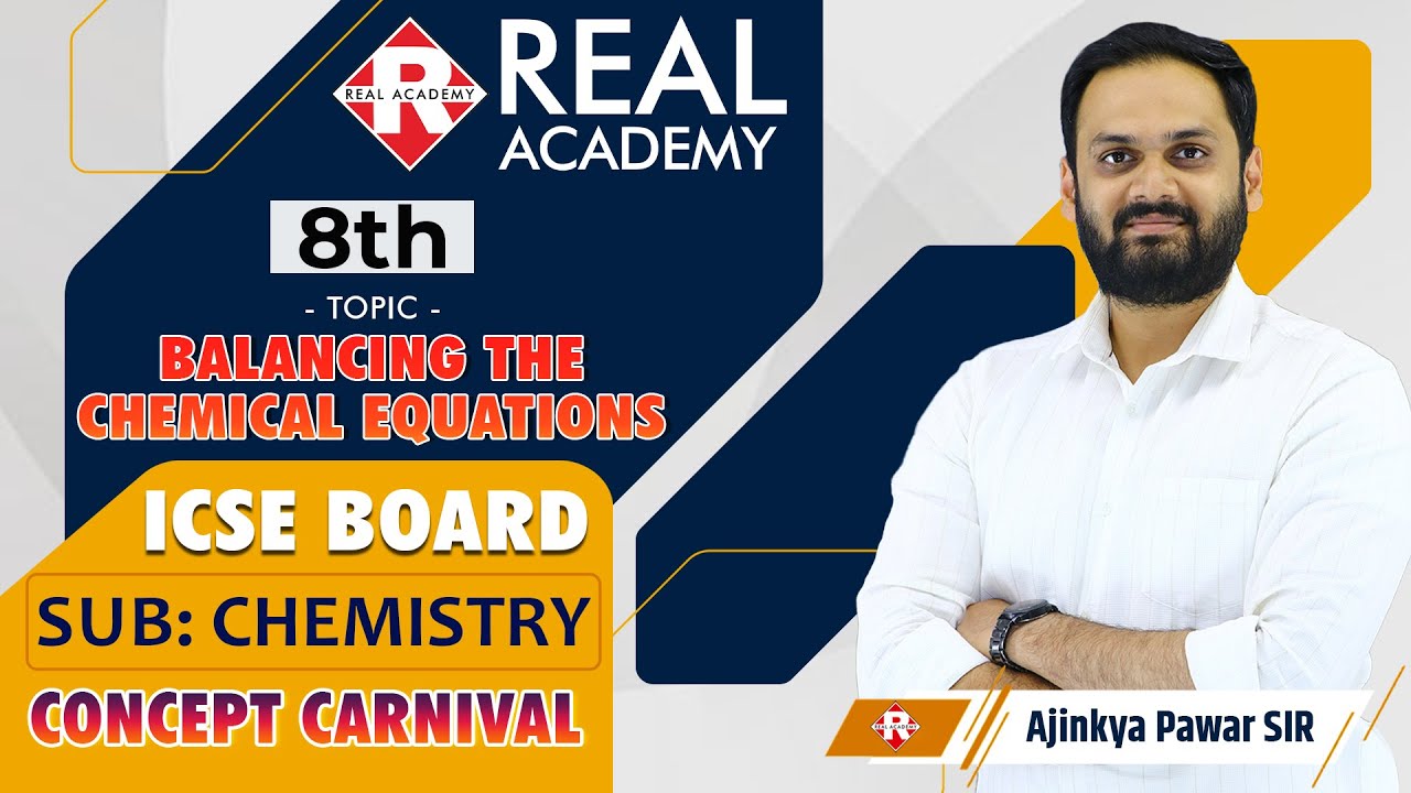Fear of Chemical Equations? ❌ ICSE 8th Chemistry LIVE | Real Academy