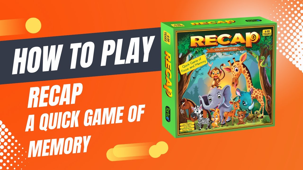 How to play Recap Board Game 