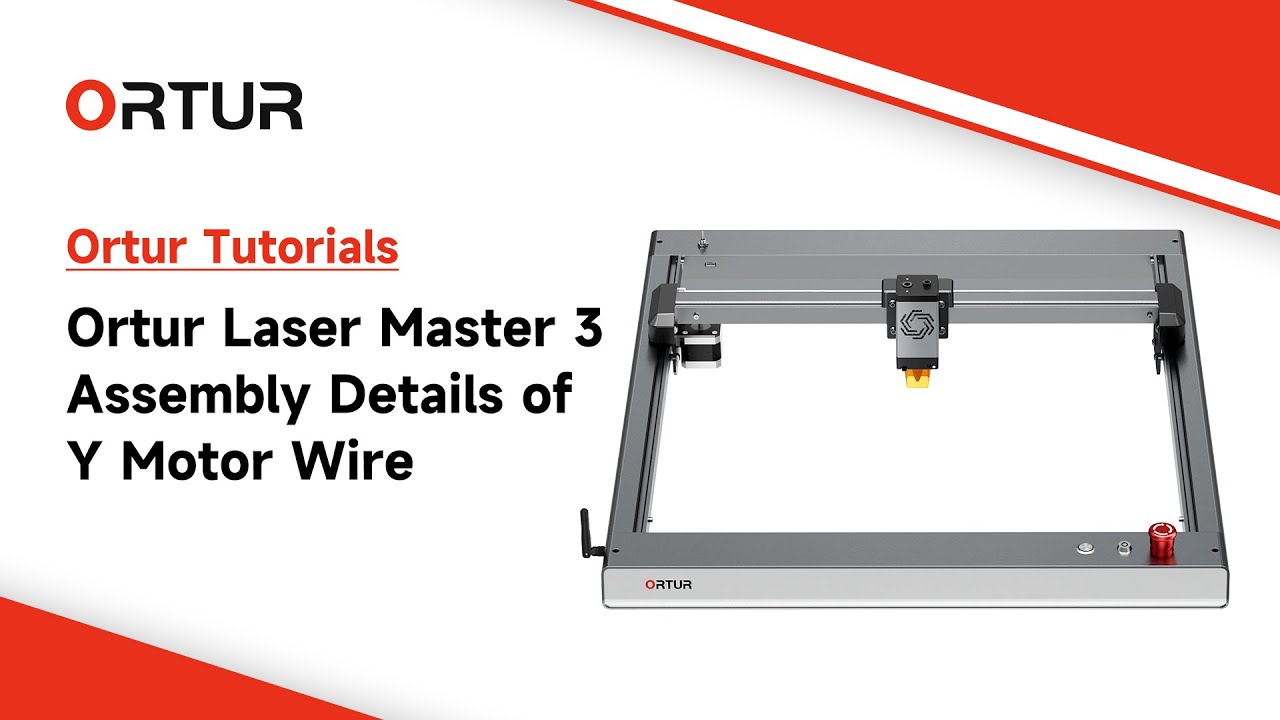 Ortur Laser Master 3 - Assembly Details of Y Motor Wire
