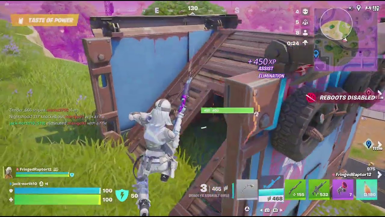 Im actually zero build peterbot and solo clutch last on kid