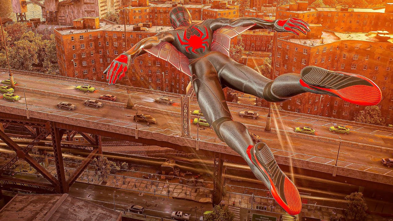 SPIDER-MAN 2 - Upgraded suit (miles morales) | 4K HDR 60fps PS5