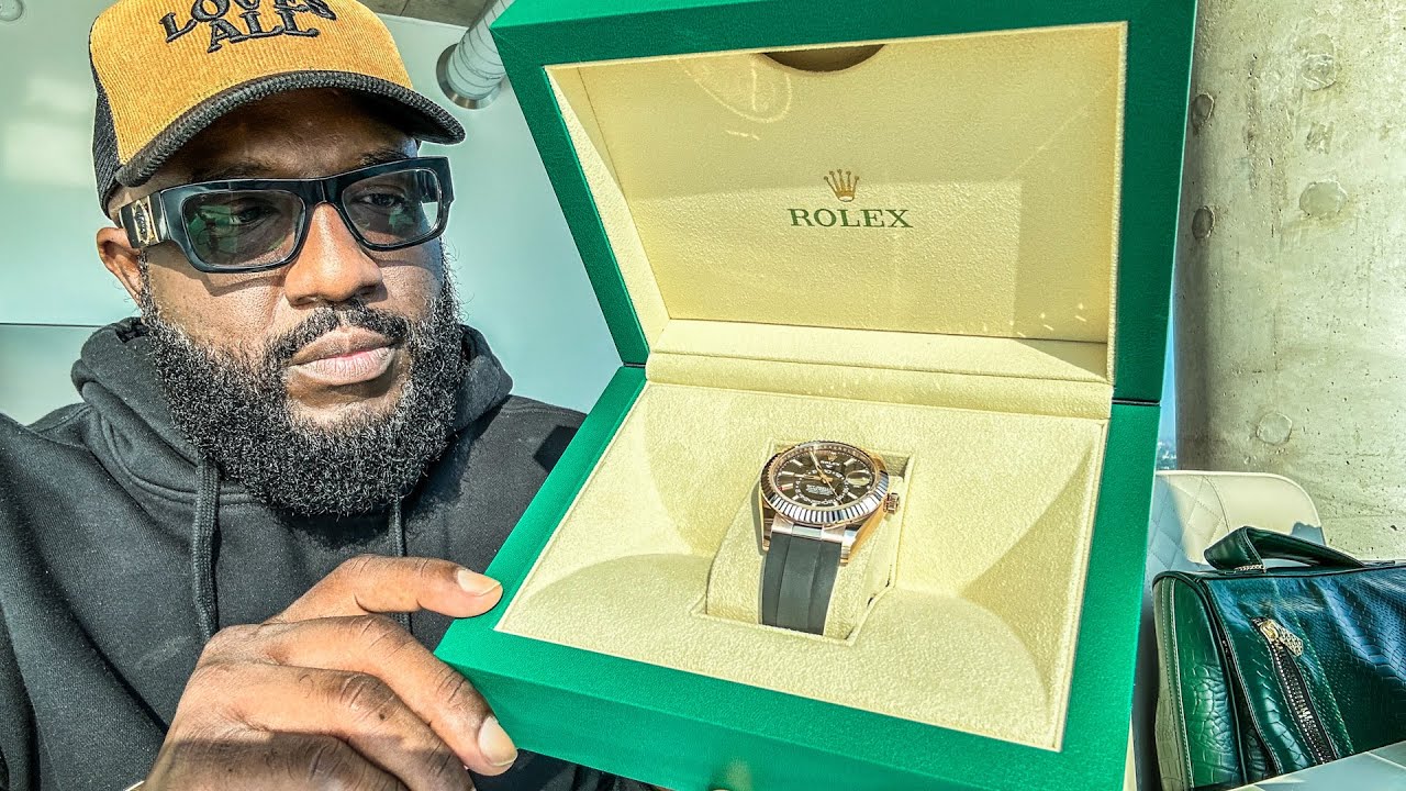 Добавление часов Sky-dweller из золота Everose в мою коллекцию (распаковка), другие часы Rolex в ...