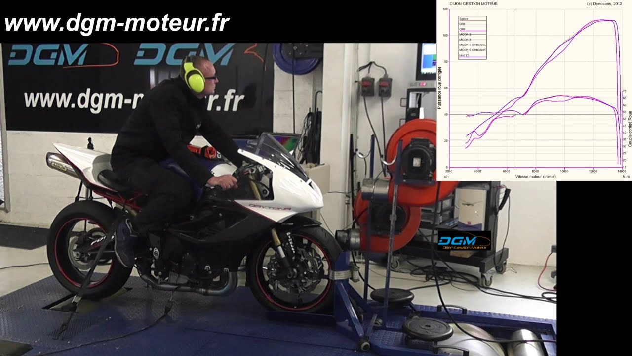 REPROGRAMMATION TRIUMPH DAYTONA 675 R - Dijon Gestion Moteur
