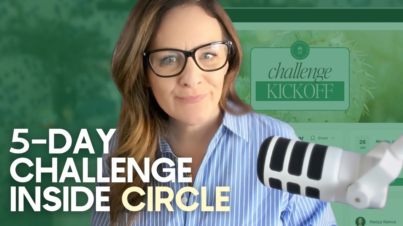 How I Set Up My 5-Day Challenge Inside Circle (Without the Overwhelm)