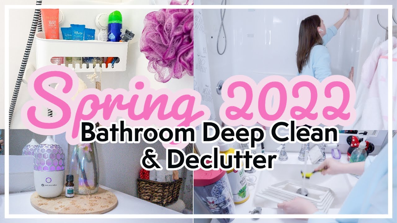 BATHROOM Deep Clean and Declutter With Me | Spring Cleaning | Decluttering & Organization | ilikable