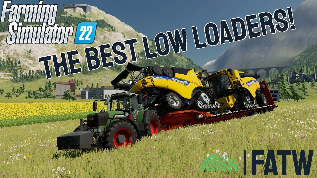 Farming Simulator 22 - Massive Low Loader Mod Showcase