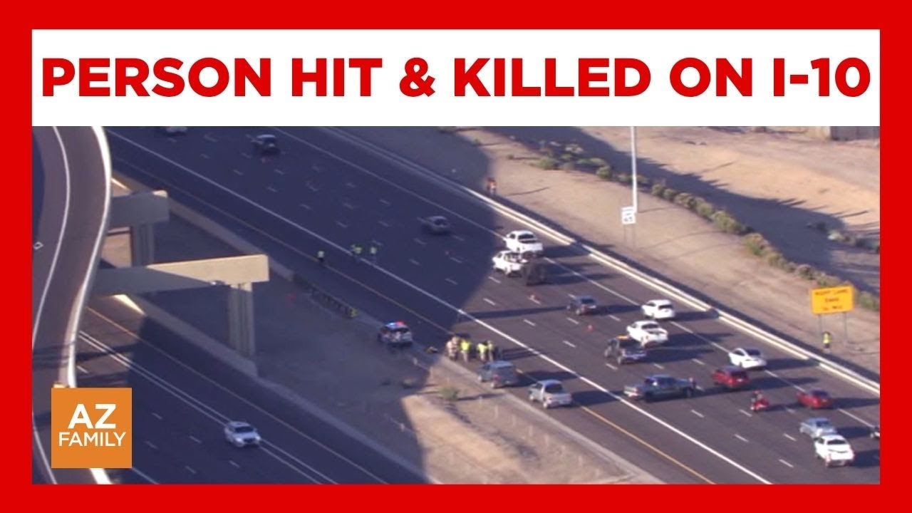 Trooper provides update after person hit by several vehicles on I-10 in Phoenix