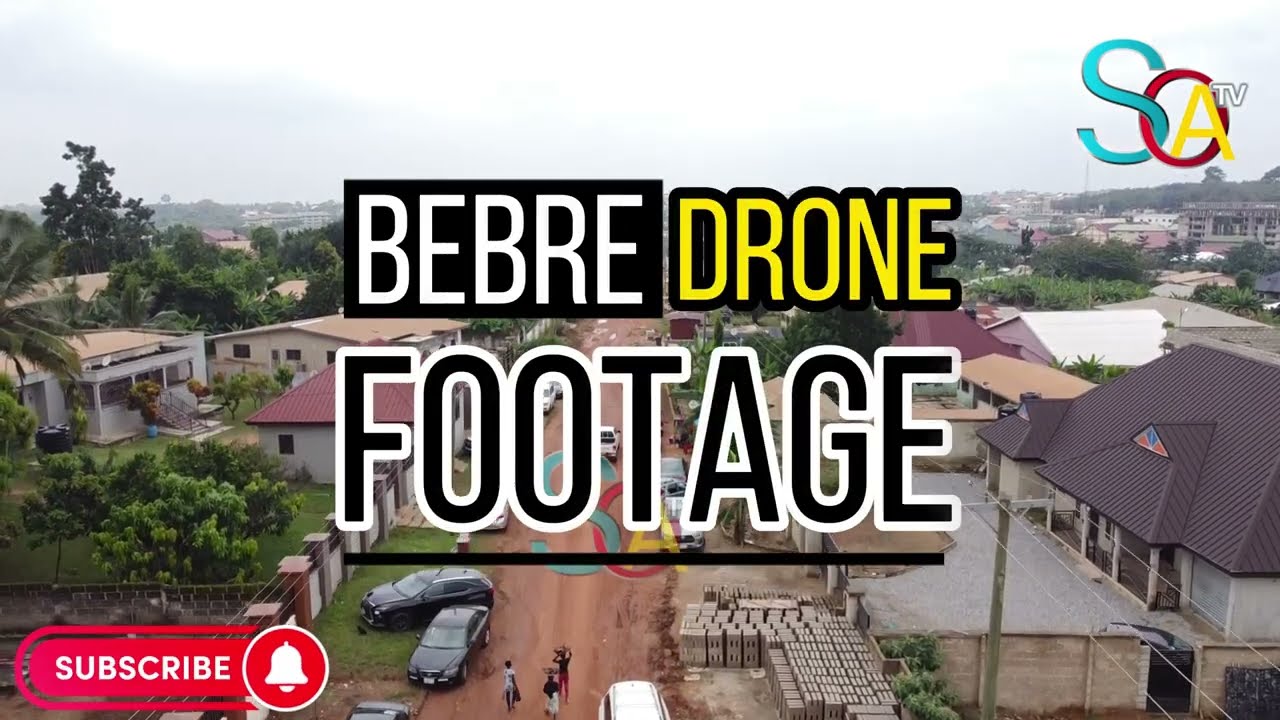 DRONE FOOTAGE - BEBRE, KUMASI (4K)