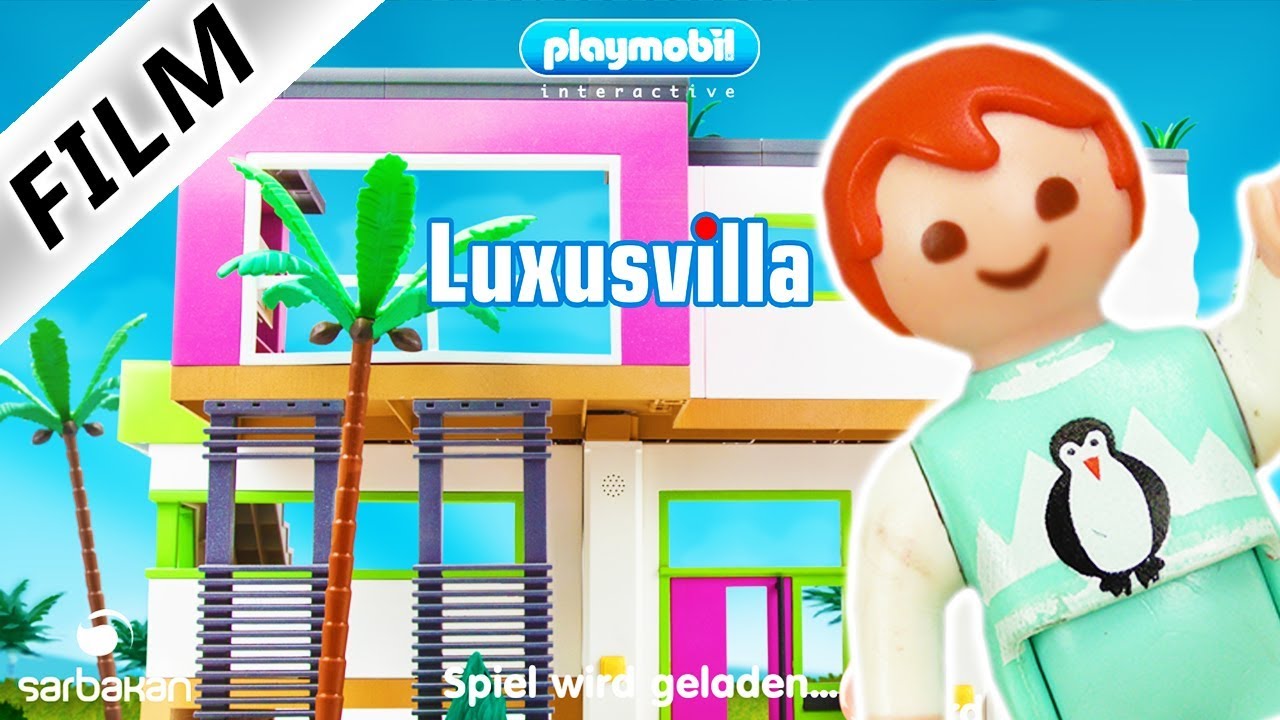 EMMA SPIELT PLAYMOBIL LUXUSVILLA App deutsch | Wo ist die Familie Vogel? Kinderzimmer ein Sportraum?