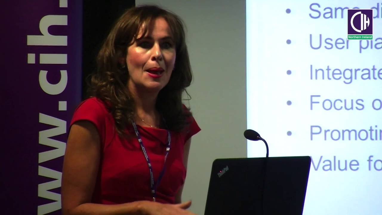 What can housing professionals do to raise housing's profile? Prof. Deirdre Heenan at #CIHNI16