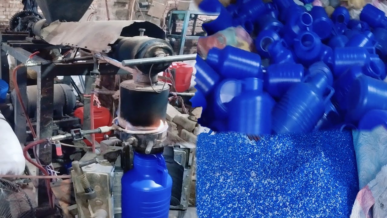 Manufacturing of Plastic water gallon || Pani wali can kese bnty hai || National skill