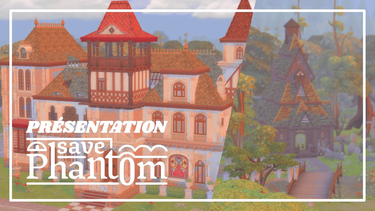 RÉNO DES MONDES 👻 je rénove Ravenwood en m’inspirant de Scooby doo & autres | save Phantom Sims 4