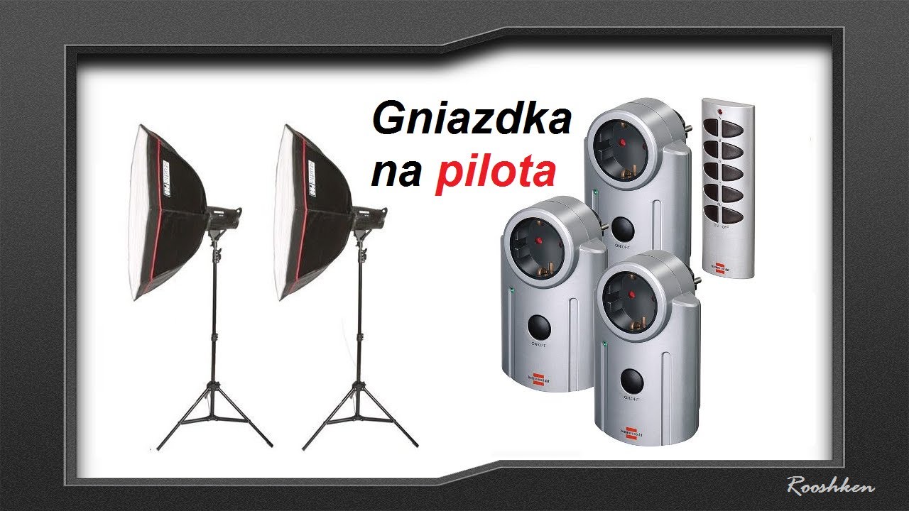 Oświetlenie w studiu na pilota - czyli gniazdka zdalnie sterowane Brennenstuhl