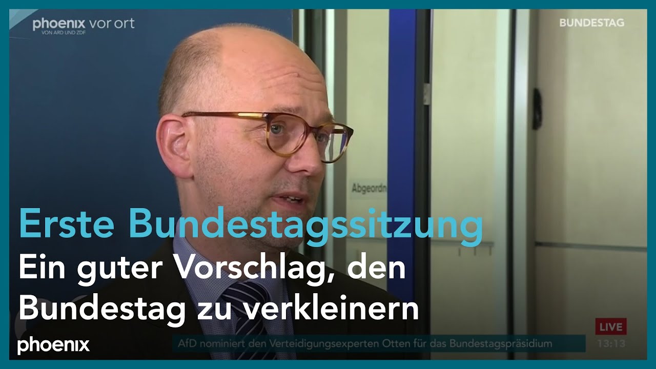 Dorothee Bär und Till Steffen zur ersten Bundestagssitzung der neuen Legislatur am 25.03.25