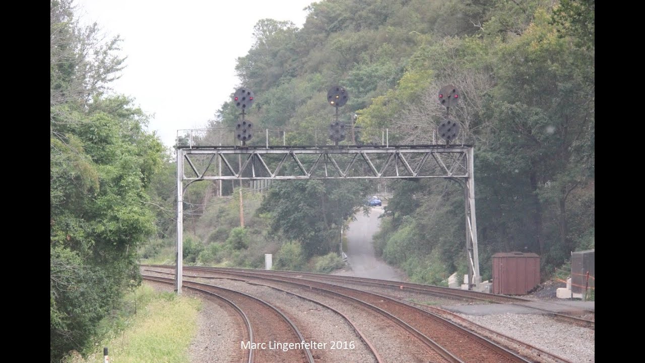 Viewing the NS Pittsburgh Line from Harrisburg to Pittsburgh Amtrak Trip P1