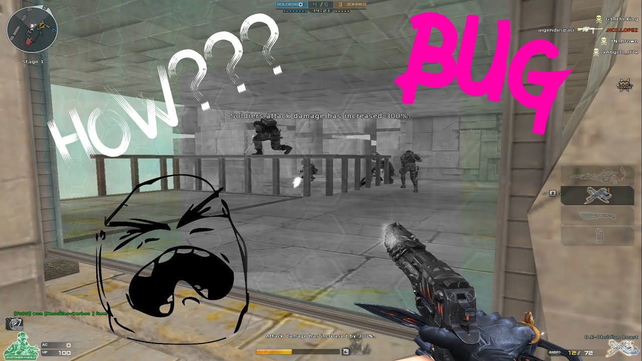 Crossfire PH | Glitch tutorial - Zombie escape [Cube piece]