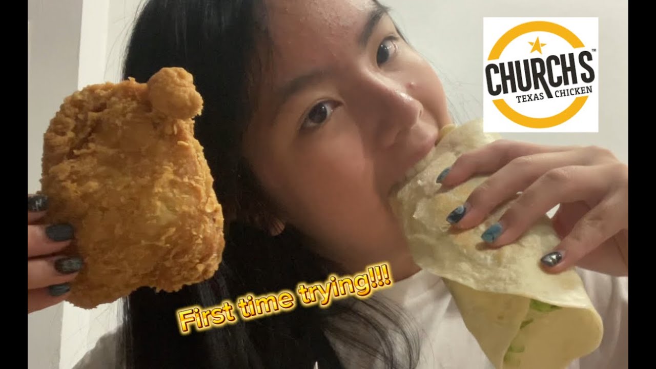 Trying Church’s Chicken For The First Time!!!!!! Mukbang!