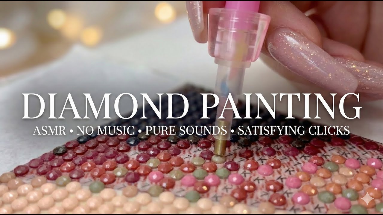 Diamond painting / ASMR process / Mountain landscape / December 9